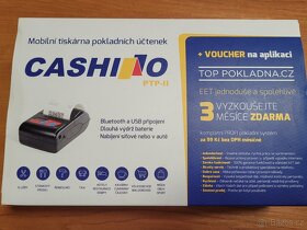Nová mobilní EET tiskárna Cashino PTP-II DUAL BT - 5