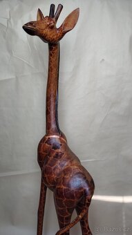 Žirafa dřevěná 155 cm - 5