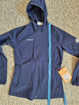 NOVÁ dámská bunda Mammut Madris Light ML Hooded Women Marine - 5