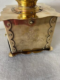 Mosazný kávomlýnek hezký model. - 5