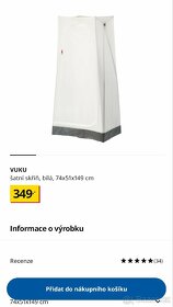 Šatní skříň - Ikea Vuku 2ks - 5