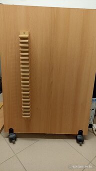 Pojízdný rohový PC stůl - 5