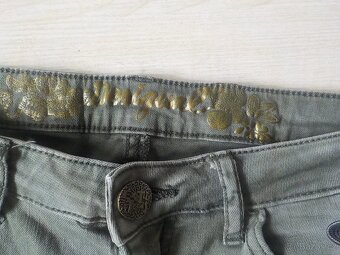 Desigual tmavě zelene džiny vel 38 pas82+ elastan - 5