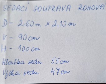 Rohová sedací souprava - 5