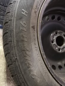 215/55 R16 Zimní Matador na plechovych 6,1/2Jx16ET52,5 - 5