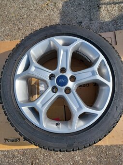 ALU kola Ford R17 ET55+TPMS+zimní pneu - 5