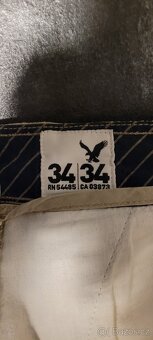 Béžové džíny AMERICAN EAGLE, velikost 34/34 - 5