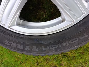 ALU kola 5x100, Zimní pneu 215/55/17, 7mm - 5