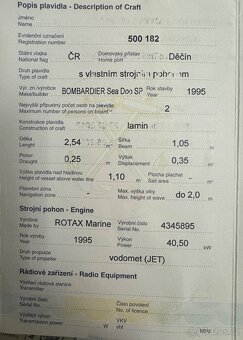 Seadoo bombardier SP - 5