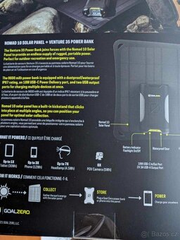 Set Goal Zero Venture 35 Solar Kit-SOLÁRNÍ PANEL+POWERBANKA - 5