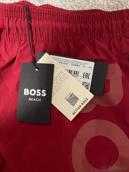 Pánské plavky BOSS Octopus červené, size: M 🔥 - 5