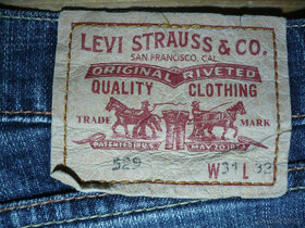 Levis 521 W31-L32 dámské - 5