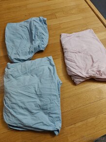 peřinka střední 3 oboustranná povlečení,3 prostěradla,nočník - 5