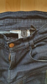Jeans kalhoty džíny na motorku dámské - 5