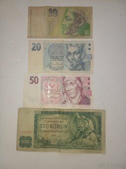 Staré retro bankovky - 5