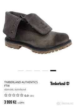 Timberland dámské kotníkové boty vel. 37,5 kožené - 5