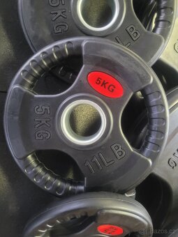 Posilovací kotouče pogumované olympijské 51 mm - 5