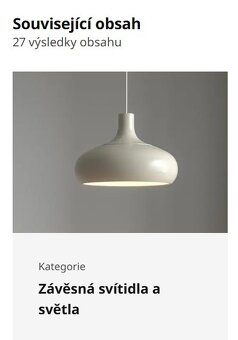 586 - závěsné svítidlo IKEA - modré - 5