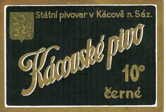 Do své sbírky koupím staré pivní láhve pivovaru Kácov - 5