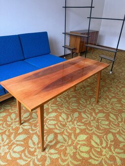 Retro obývací stěna+konferenční stolek - 5