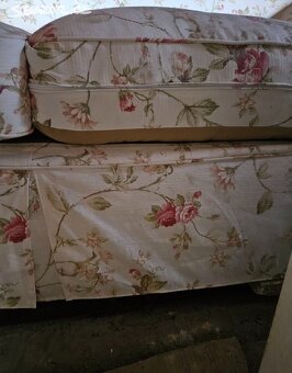 SEDAČKA LÁTKOVÁ 200/150/90cm NEPOUZITA - 5