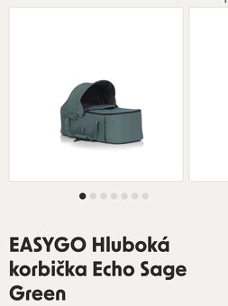 Sourozenecký kočárek EasyGo Duo Echo Sage Green - 5