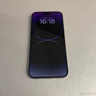 iPhone 14 Pro Max 256GB deep purple, pěkný stav, rok záruka - 5