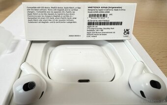 Airpods 3 s MagSafe - stav 100%, prakticky nepoužívané. - 5
