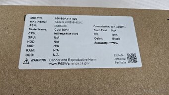 Prodám mini PC MSI Cubi N6000 - 5