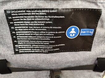 Kočárek Kinderkraft Mini Dot Grey – skladný, lehký - 5