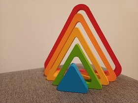 Didaktická dřevěná hra Triangl - 5