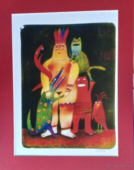 Adolf Born .Serigrafie Originální dílo. - 5