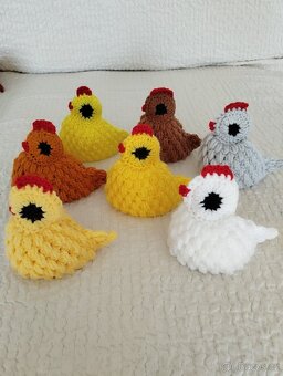 Háčkované slepičky - 5