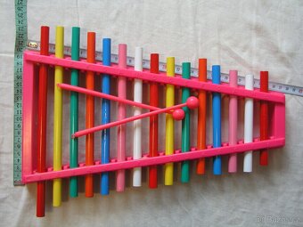 Dětský hudební nástroj piano, xylofon kus 200,- - 5