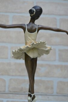 Bronzová socha - BALETKA 30 cm - 5