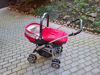 Prodám soupravu terénního kočárku Peg Perego GT3, červený - 5