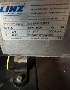 Medved Arctos 5000 B CCL elektrocentrála zánovní - 5
