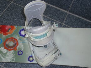 KRÁSNÝ DÍVČÍ SNOWBOARD FTWO GIPSY 147 CM+VÁZÁNÍ MONDO - 5
