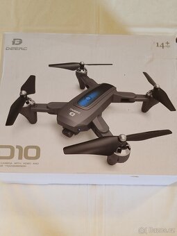 SKLÁDACÍ DRON DEERC D10, 2 BATERIE, POUZDRO - 5