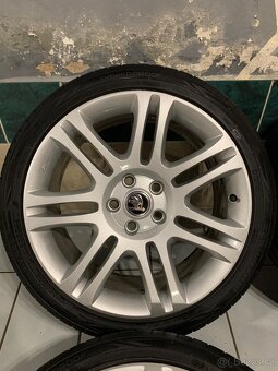 Alu kola Škoda R18 5X112 LETNÍ PNEU 225/40 R18 THEMISTO - 5
