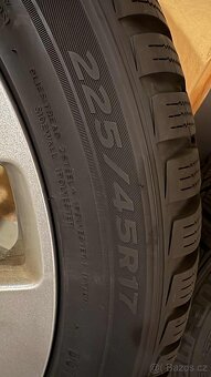 Zimní pneu zanovni Laufen 225/45R17 + alu kola Opel - 5
