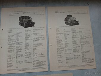 Praga V3S, S5T - technické listy - doprava v ceně - 5