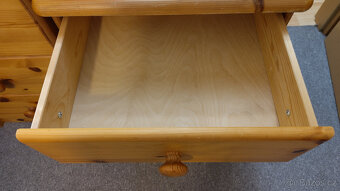 dřevěný psací stůl a šuplíky - 5