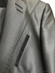 Pánský oblek šedý - 5