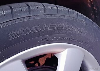 Kompletní sada letních kol 205/55/R16, 5x100 - 5