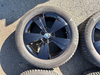 Alu orig sada Škoda Triton 5x112 6,5J ET41 215/55 R17 - 5