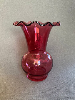 Starožitná váza Ledové děti, Mary Gregory 20 cm - 5