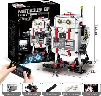 Programovatelná RC stavebnice (robot) - 475 dílků - 5
