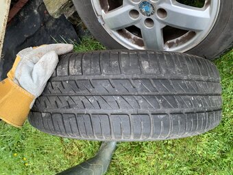 ALU kola R15 5x100 + pneumatiky SAVA 195/65R15 - 5