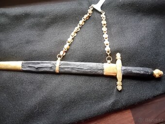 Kordik hradní stráž, kord,bodák, šavle - 5